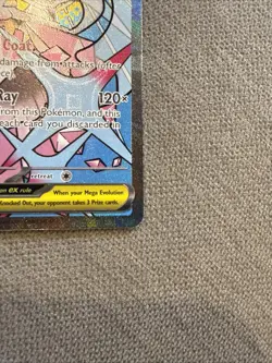 Pokemon Mega Diancie EX Full Art Holo Card 267/217 270 HP 120x Attack English - Image 4