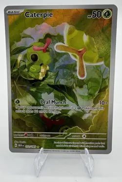 Pokemon TCG Caterpie 172/165 Scarlet & Violet 151 Holo Card NM Condition - Image 1