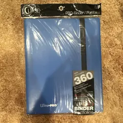 Ultra PRO Eclipse PRO-Binder 360 Card Blue Side Loading 9-Pocket Binder - Image 1