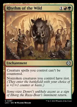 MTG Rhythm of the Wild The Lost Caverns of Ixalan Commander 287 U NM - Image 1
