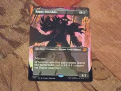 MTG Borderless Super Shredder x1 Mythic TMNT NM Low S&H - Image 1