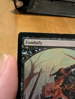 Magic: The Gathering Zombify Promo Player Rewards Sorcery Black 2006 Pollack - Image 2