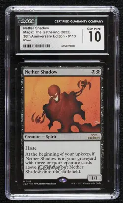 Nether Shadow Magic: 30th Anniversary Edition 30A CGC 10 Gem Mint - Image 1