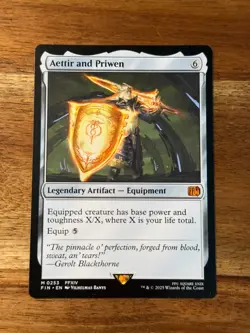 Final Fantasy Aettir and Priwen non foil Magic MTG FIN253 - Image 1