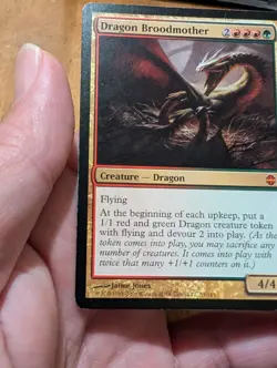 Magic: The Gathering Dragon Broodmother Mythic Alara Reborn Creature Red Green … - Image 5