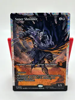 Super Shredder (Showcase) (Fracture Foil) Teenage Mutant Ninja Turtles Foil - Image 1
