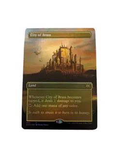 City of Brass - Foil - Borderless Double Masters 2022 Magic mtg NM-Mint English - Image 1