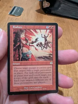 Magic: The Gathering Radiate Rare Torment Instant Red Regular Carl Critchlow - Image 1