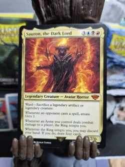 MTG LOTR Pack. Sauron, the Dark Lord, Aragon, the United, and Gandalf the White - Image 4