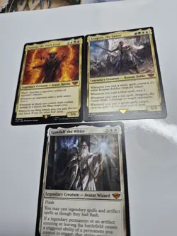 MTG LOTR Pack. Sauron, the Dark Lord, Aragon, the United, and Gandalf the White - Image 5