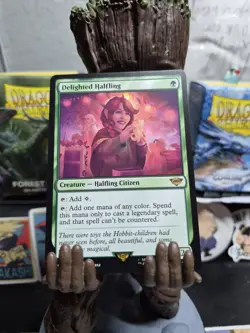 Delighted Halfling Magic the Gathering Lord of the Rings Tales of Middle-Earth - Image 1