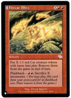 Firecat Blitz - The List Reprints - Mystery Booster 2 - MTG - NM/M - Image 1