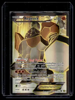 2017 Pokemon XY Fates Collide Promo Regirock Ex 43a/124 (CarLar) - Image 1