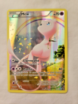 Pokemon Full Art/Illustration Black Star Promo Holo Mew (XY110) Mythical LP+ - Image 3
