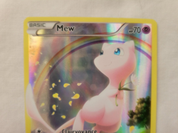 Pokemon Full Art/Illustration Black Star Promo Holo Mew (XY110) Mythical LP+ - Image 5