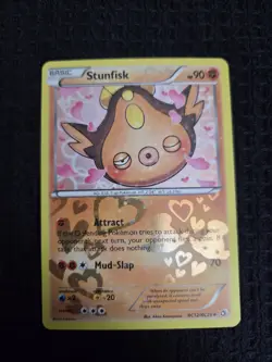 Pokemon Stunfisk Legendary Treasures Radiant Collection Uncommon Holo RC12 Trap - Image 1