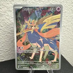 Pokemon TCG Zacian 100/094 Me02: Phantasmal Flames Illustration Rare Mint - Image 2