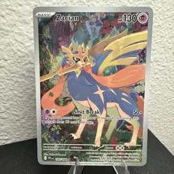 Pokemon TCG Zacian 100/094 Me02: Phantasmal Flames Illustration Rare Mint - Image 4