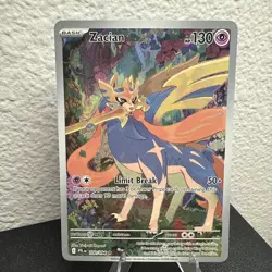 Pokemon TCG Zacian 100/094 Me02: Phantasmal Flames Illustration Rare Mint - Image 5