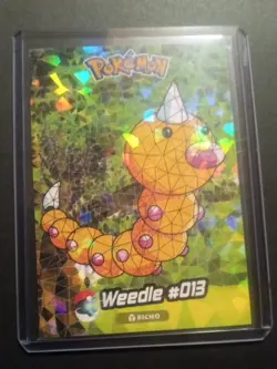 Weedle #13 - Cracked Ice Holo - Crystal Collection 2024 - Pokemon Card - Image 1