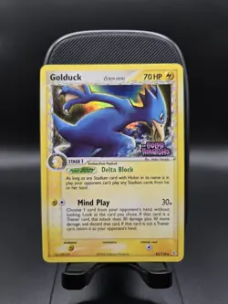 2006 Pokemon Golduck 43/110 Holon Phantoms Reverse Holo NM - Image 1