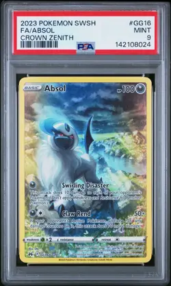 2023 POKEMON SWORD AND SHIELD CROWN ZENITH FULL ART/ABSOL GG16 PSA 9 - Image 1