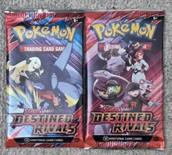POKEMON TCG DESTINED RIVALS Factory Sealed Pack (x2)💥TOP RATED SELLER💥 - Image 1
