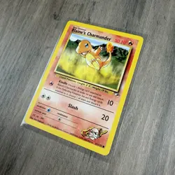 2000 POKEMON GYM HEROES BLAINE'S CHARMANDER 61/132 COMMON LP - Image 2
