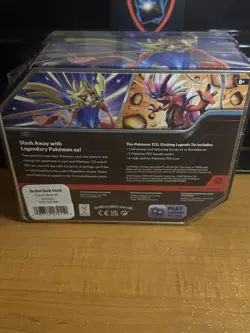 Pokemon TCG Slashing Legends Tin Zacian EX Sealed - Image 2