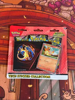 Pokemon Ascended Heroes Tech Sticker Collection - Charmander - Image 1
