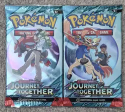 POKEMON TCG JOURNEY TOGETHER Factory Sealed Pack (x2)💥TOP RATED SELLER💥 - Image 1