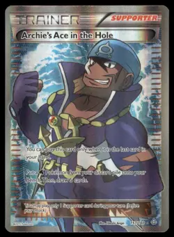 Pokemon TCG Archie's Ace in the Hole 157/160 Holo - Image 1