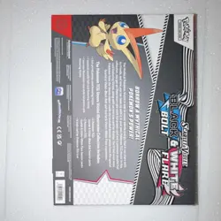 Pokemon TCG Scarlet & Violet Black & White Bolt Flare Victini Collection Box En… - Image 2