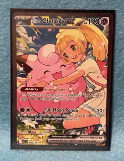 💖💖Lillie's Clefairy ex 280/217 Ascended Heroes Full Art Holo Pokemon TCG💖💖 - Image 2