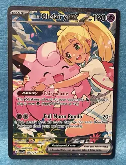 💖💖Lillie's Clefairy ex 280/217 Ascended Heroes Full Art Holo Pokemon TCG💖💖 - Image 3