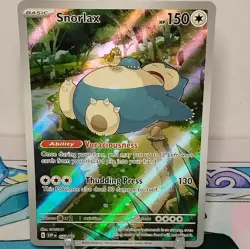 Pokemon TCG 151 ETB SVP 051 Snorlax Black Star Promo NM - Image 2