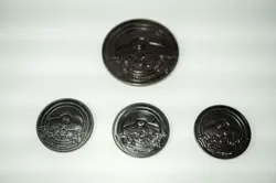 Pokemon Official TCG Coins Lot Of 4, Pikachu Manaphy Lycanroc Raikou - Image 2