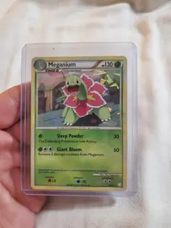 Meganium ⭐ 26/123 Holo Cracked Ice HeartGold & SoulSilver 2010 Pokemon NM/LP - Image 1