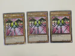 Yugioh Mechanicalchaser x 3 - 1st Edition Platinum Secret Rare NM - Free Holo A - Image 1
