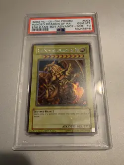 Yugioh PSA 10 Secret Rare GBI Winged Dragon of Ra Gem Mint - Image 4
