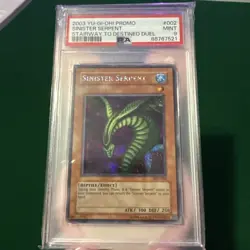 Sinister Serpent SDD-002 Prismatic Secret Rare Unlimited Edition PSA 9 Yu-Gi-Oh - Image 1