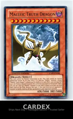 Shonen Jump Magazine Promos #JUMP-EN048 Malefic Truth Dragon - Image 1