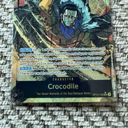 OP14-120 Crocodile The Seven Warlords SEC Alt Art One Piece - Image 2