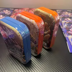 One Piece TCG Heroines Edition EB-03 Vol. 2 Tin Azure Seas Seven 4 Pack Lot - Image 3