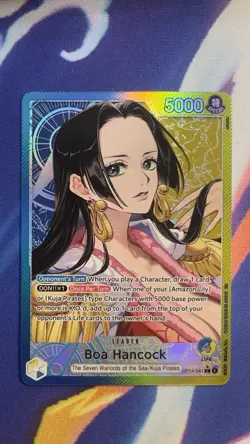 One Piece The Azure Sea’s Seven OP14-041 Boa Hancock Alt Art Leader English NM - Image 1