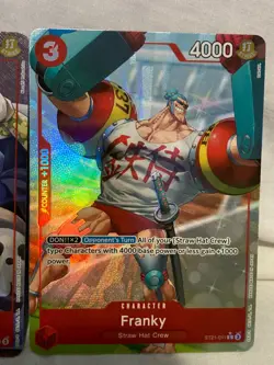 Jinbe ST21-005 Alt Art , Franky Foil One Piece Starter Deck EX Gear 5 - Image 2