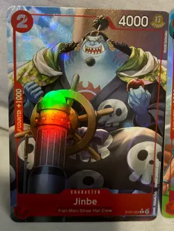 Jinbe ST21-005 Alt Art , Franky Foil One Piece Starter Deck EX Gear 5 - Image 3