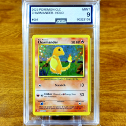 Pokemon Trading Card Game Classic Charmander CLC 001/034 AGS Mint 9 Holo 2023 - Image 1