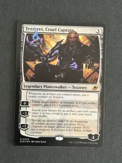 Tezzeret, Cruel Captain Mythic Rare Card Magic: The Gathering Edge of Eternities - Image 1