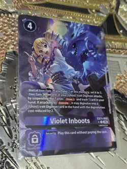 Digimon Card Game Violet Inboots (Alternate Art) Rare Dawn of Liberator EX11-068 - Image 1